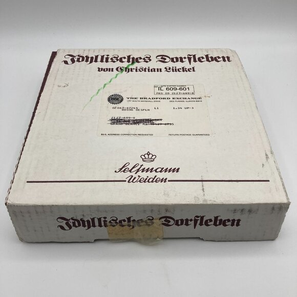 Von Christian Luckel In The Fields At Harvest Time Vintage Collectible Plate - Picture 6 of 6